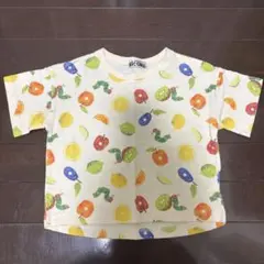 イラスト Tシャツ 100cm　はらぺこあおむし 　 絵本　あおむし