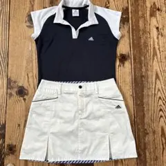 adidas ゴルフウェア レディース ポロシャツ スカート セット　Mサイズ