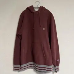 Champion リバースウィーブ パーカー バーガンディ 単色タグ XL