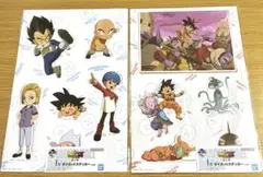 ドラゴンボール 一番くじ 第2弾 ダイカットステッカー 2点セット