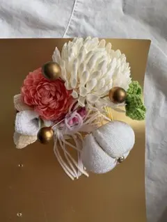 花飾り 髪飾り 和装小物 ホワイト グリーン ピンク かんざし 成人式 白 着物