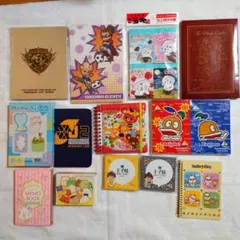 アニメ・ディズニー・サンエックス その他いろいろメモ帳セット
