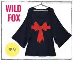 ☆WILD FOX☆ワイルドフォックス☆オーバーサイズ☆リボン☆美品☆ゆったりのサムネイル