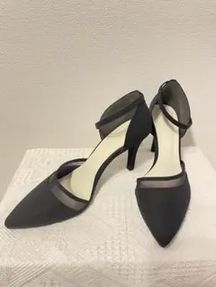 エスペランサ　ストラップレースコンビパンプス ESPERANZA 24.5cm