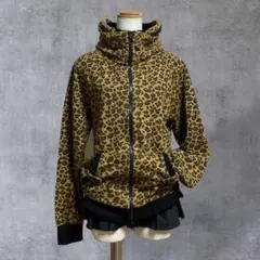 y2k 平成ギャル グランジ archive 00s レオパードジップパーカー