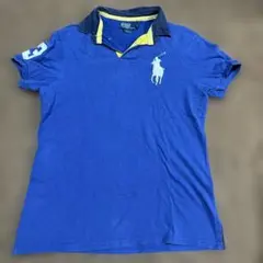 Polo by Ralph Lauren 青 M ポロシャツ ピッグポニー