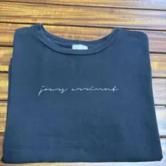 ロゴ入り Tシャツ ブラック Lサイズ 110-120cmのサムネイル