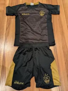 ATHLETA サッカーウェア Mサイズ 黒・金