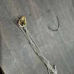 シルバーゴールド　チョーカーネックレス