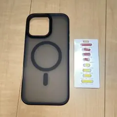 ★iPhone 16 Pro Max 用 ケース 半透明 マグネット搭載