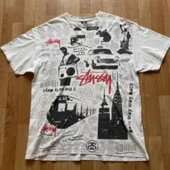 OLD STUSSY All Over Print tee a1