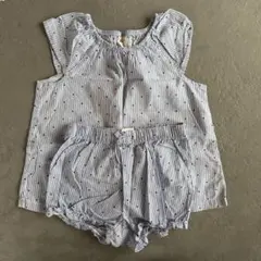 H&M ベビー トップスとショーツセット 12-18M