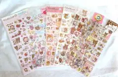 リラックマ キャラクターシール 6シートセット