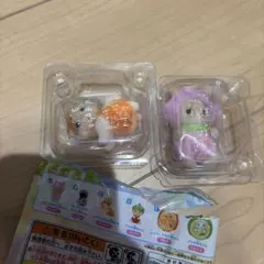 シルバニアファミリー　フルーツパーティー　みるくウサギ　メイプルネコ