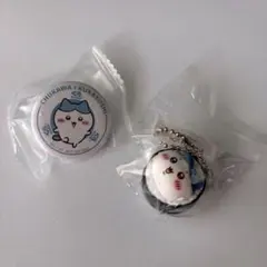 ちいかわ くら寿司 ハチワレ　フィギュア＆缶バッジ　セット