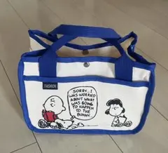 大容量　スヌーピー トートバッグ キャンバス