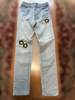 ★SISTER JENNI ★花柄刺繍デニムパンツ★150サイズ