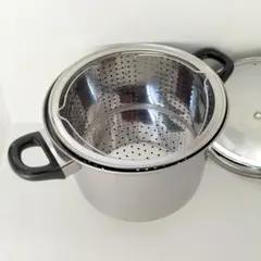 パスタ鍋(ストレーナー付き) 約22cmのサムネイル