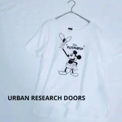 ​【URBAN RESEARCH DOORS】ミッキーマウス 半袖 Tシャツ 白のサムネイル