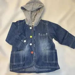 BACK & FORTH フード付きデニムジャケット 95