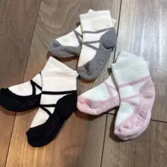 ベビー靴下 3足セット カラーブロック