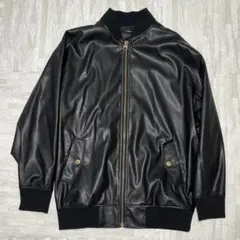⭐️美品⭐️FASHFREN レザーオーバーサイズ ブルゾン