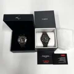 美品！ TIMEX ステンレス SSTキャンパー ベルト ブラック 箱あり