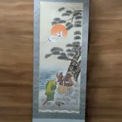 月下の狸　今井琴谷 たぬきの日本画 墨絵　尺五立掛け軸 月下の狸 今井琴谷 たぬきの日本画 墨絵 尺五立掛け軸 - メルカリ