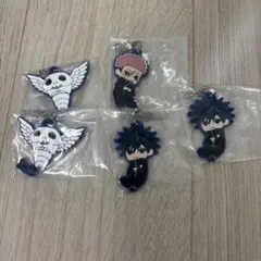 呪術廻戦　ラバーキーホルダー 5個セット