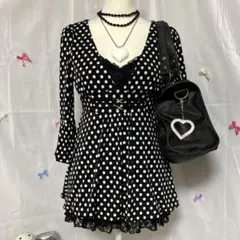 平成ギャル　姫ギャル　y2k　オフショル　ミニワンピ　レース❤新品・未使用 dia ダイヤ y2k平成ギャル ミニワンピ dia ダイヤ y2k平成ギャル