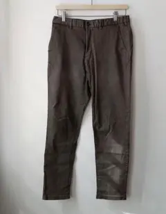 GU（82／男士）斜纹棉布裤 锥形裤 卡其色系