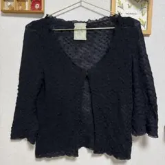 シビラ　ボレロ　黒系　カーディガン　シアーのサムネイル