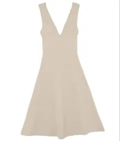 LAGUNAMOON フォルムラインニットジャンパースカート （アイボリー）