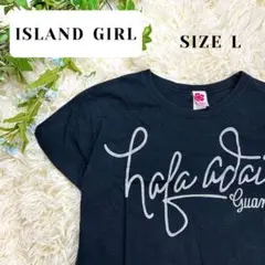 ISLAND GIRL アイランドガール Tシャツ ブラック サイズLのサムネイル