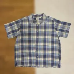 90s L.L.Bean オープンカラー　チェックシャツ　開襟のサムネイル
