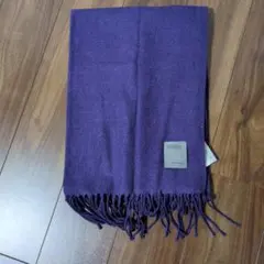 niko and 紫色 フリンジ付きマフラー