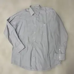 ❤️上品❤️Papas★長袖シャツ★クリーニング済★L★ストライプシャツ★パパス