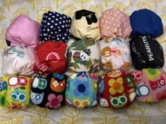 色々な生地で作ったお手玉15個セット　　　4
