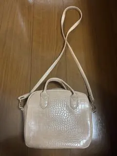 【earth】クロコダイル風ショルダーバッグ