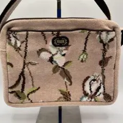 315 【美品】フェイラー　FEILER ショルダーバッグ　シュニール織　花柄