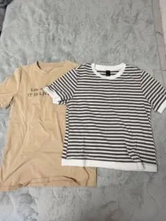 半袖Tシャツ 2枚セット　左S 右M