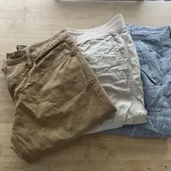 メンズパンツ３枚　GAP、CIAOPANIC、NICOLCLUB