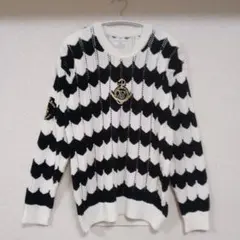 訳あり】パーリーゲイツ 千鳥柄ニット4 小さめ - メルカリ