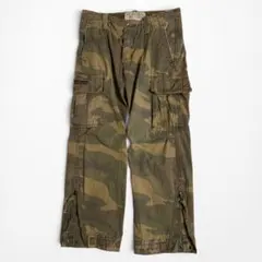 Abercrombie&Fitch 迷彩 ZIP デザイン カーゴパンツのサムネイル