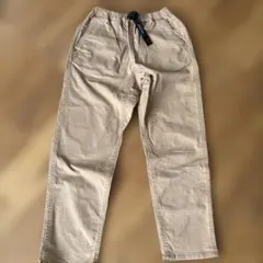 GRAMICCI ベージュ ウエストゴムパンツ
