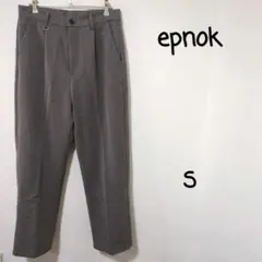 epnok エプノック　パンツ　ストレート　カジュアル　スラックス　グレー　Sのサムネイル
