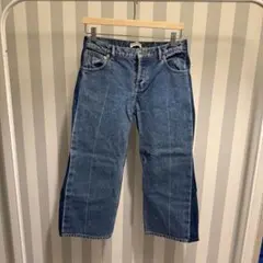 BALENCIAGA デニム ワイドレッグパンツ ジーンズのサムネイル