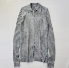 美品 AURALEE 25AW キッドモヘヤ シアーニットシャツカーディガン 1
