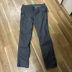 グレー スリムフィット ワークパンツ