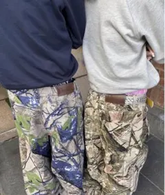 Deaileリアルツリー　バギーデニム　Lサイズ ブルー